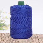 Summer Crochet Yarn Ice Rope 3mm Thread For Hand Knitting Bag Sun Hats Shoes Woven DIY Hook Cushion Silk Medium Thick About 200m
