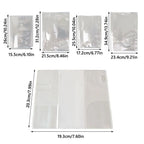 PVC Durable A5/A6 Notebook Protective Sleeve PVC Waterproof Book Cover Transparent Binder Protective Cover Diary