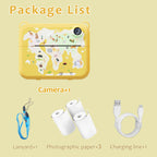 Kids Camera Digital Children Camera Instant Print Photo 1080P HD Video Recorder Toddler Mini Thermal Printer Birthday Gifts