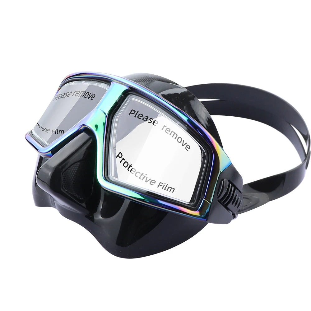 Professional Adult Scuba Diving Mask Set – HD Anti-Fog Lens, UV Protection, Adjustable Snorkeling & Swimming Goggles for Divers
