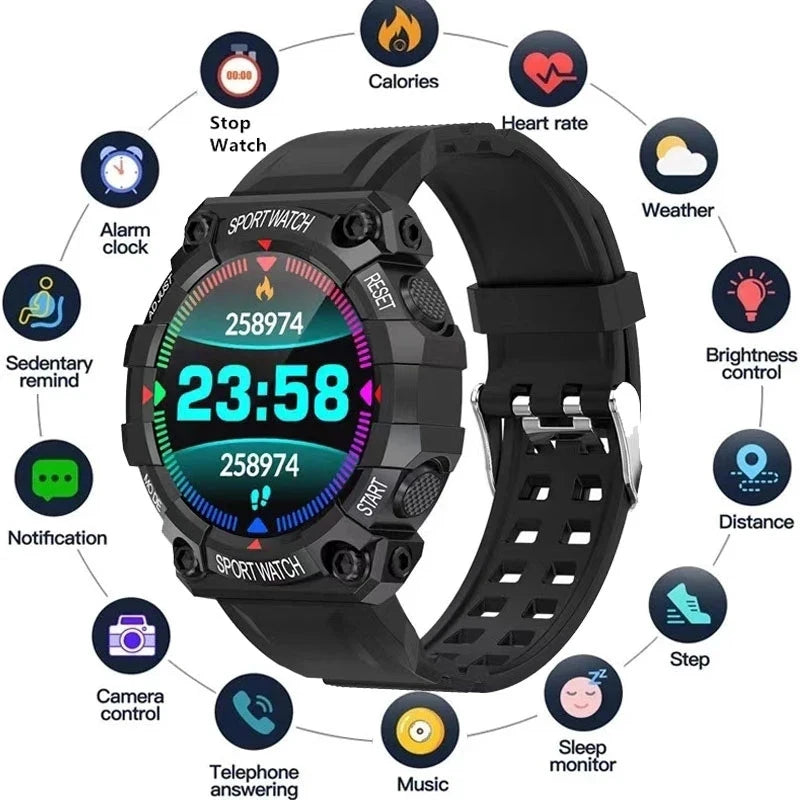 Y56 Smart Watch for Men & Women – Fitness Heart Rate Monitor