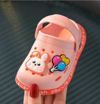 Summer Children Garden Clogs Shoes Boys&Girls Beach Sandal Kids Lightweight Breathable Cute Cartoon Slip Baby Slippers