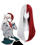 My Hero Academia Anime  Midoriya Izuku Cosplay Costume Todoroki Shoto School Uniform Set Wig Suit Unisex Halloween Role Play