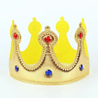 Adult Kids Cape King Prince Cosplay Costume Crown Shawl Parent-child Activity Party Performance Costume Halloween Cloak
