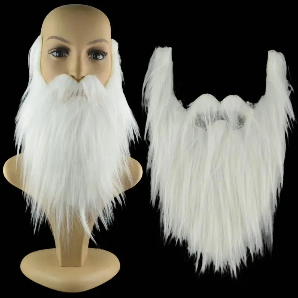Pirate beard and sideburns simulation facial hair set for Halloween masquerade party stage costume