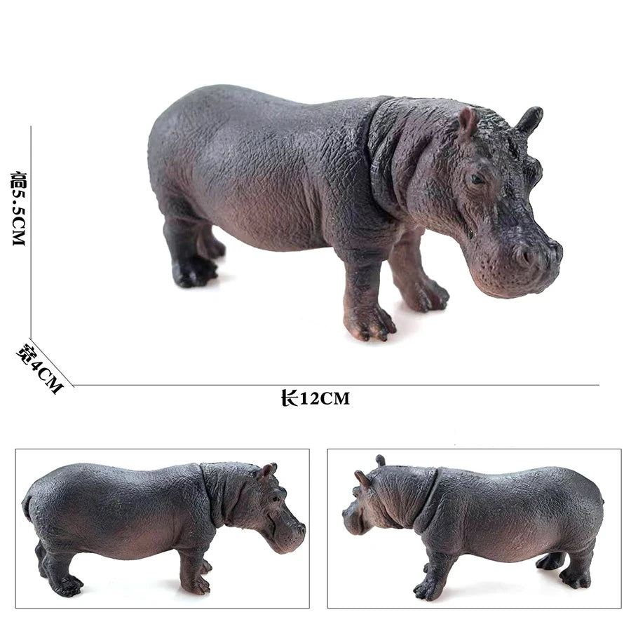Oenux Original African Wild Animals Simulation Savage Bengal Tiger Siberian Tiger White Tiger Lion PVC Model Educational Toys