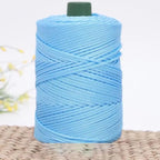 Summer Crochet Yarn Ice Rope 3mm Thread For Hand Knitting Bag Sun Hats Shoes Woven DIY Hook Cushion Silk Medium Thick About 200m