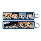 Anime Embroidery Keychain – Manga Key Fob & Car Keyring Accessory