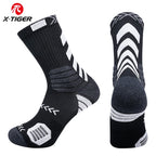X-TIGER Sports Cycling Socks Breathable Cotton Aero Socks Bicycle Sock Running Hiking Camping Football Basketball Socks Unisex
