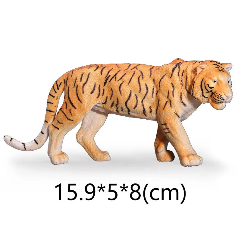 NEW Wild Animal Zoo Tiger Kangaroo Elephant Snake Bear Deer Koala Squirrel Model Figurine Collecta Toy Figures Gift for Children
