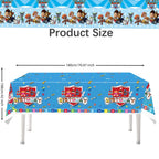 Birthday Paw Patrol Tablecloth Disposable Table Cloth Table Cover Paw Patrol Birthday party Decoration Party Favors supplies