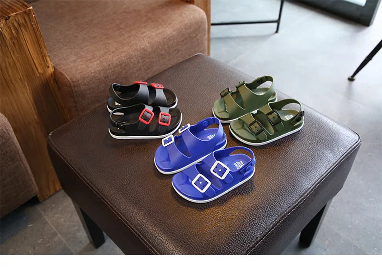 Kids Closed Toe Sandals Lightweight Beach Shoes for Children