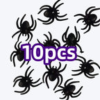 50pcs Realistic Bugs Funny Toy Fake Cockroach Novelty Insects Halloween Prank Simulation Tricky Disgusting Scary Party Supplies