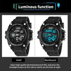 YIKAZE Men’s Digital Sports Watch – Waterproof Military Watch