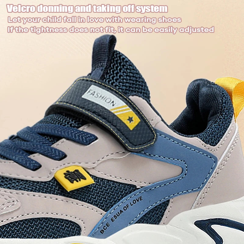 Boys Summer Mesh Sneakers Breathable Running Sports Shoes Kids