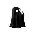 Cute Middle Finger Ghost Statue, Small Halloween Decor for Home, Centerpiece for Coffee Table, Adorable Horror Figure