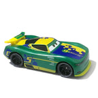 Original Pixar Cars 3 Anime Figure School Bus Cartoon Model Cars 1:55 Metal Die Casting Alloy Cars Child Toys Birthday Gifts