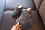 Fashion Children Casual Shoes Girls Boys Cotton Snow Boots Warm Kids Boots Boy Winter Cotton Shoes Sneakers ботинки мартин