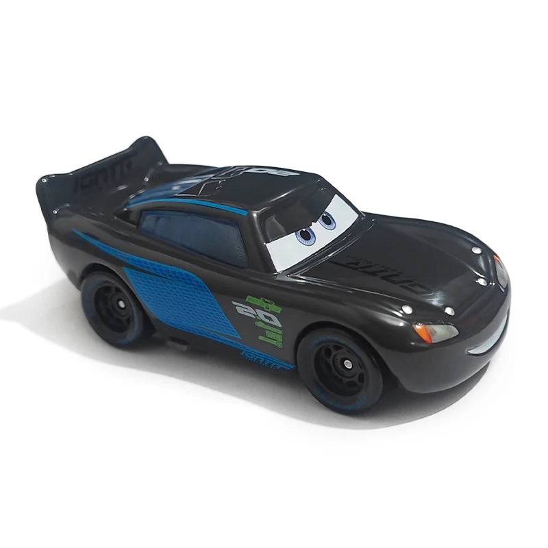 Cartoon Pixar Cars Lightning McQueen 1/55 Metal Die Casting Anime Figure Storm Jackson Racing Toys Collectibles Children's Gifts