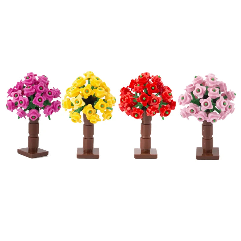 City Plant Building Blocks Accessories for DIY Brick Creations