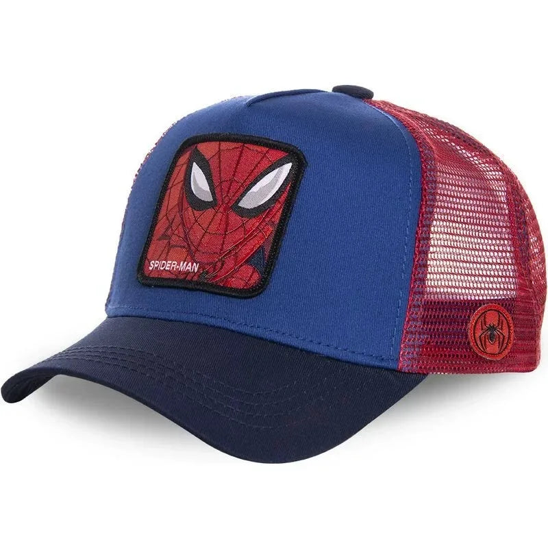 19styles Disney Marvel Baseball Cap Anime Figure Kids High Quality Hat Boy Girl Adjustable Travel Caps Birthday Party Gifts