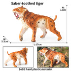 Oenux Prehistoric Wild Animals Doedicurus Armadillo Doedicurus Sabretooth Model Action Figures PVC Collection Toy Kid Gift