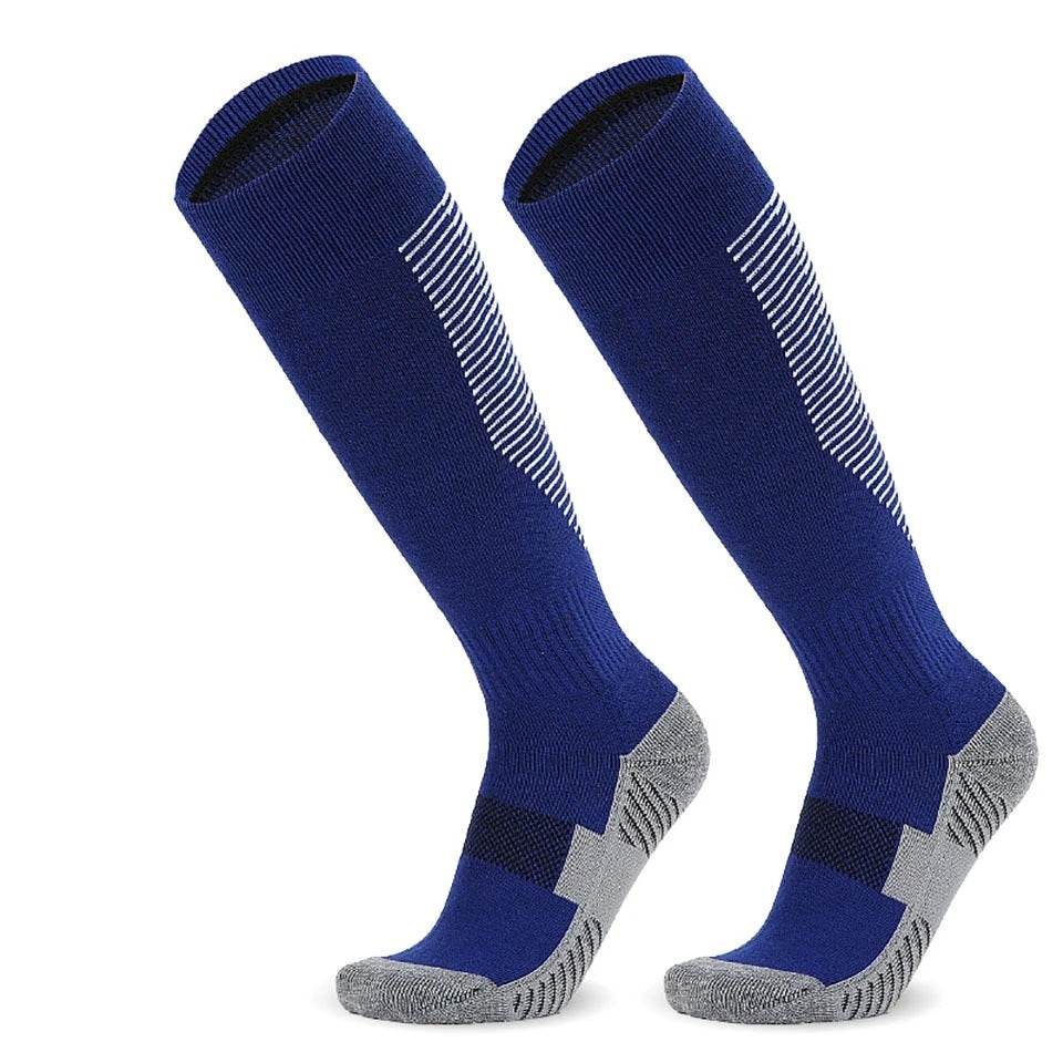 Loogdeel Soccer Socks Stretchy Compression Knee High Tube Socks Men Women Teens Kid Breathable Football Athletic Sports Socks