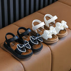 Girls Bow Princess Sandals Stylish Summer Footwear for Kids