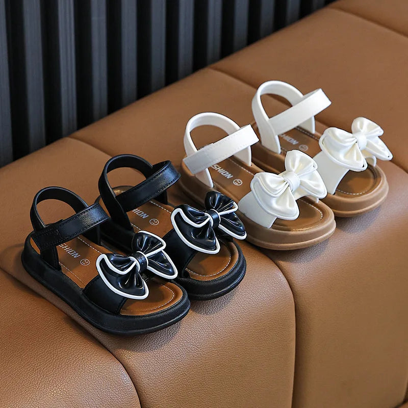 Girls Bow Princess Sandals Stylish Summer Footwear for Kids
