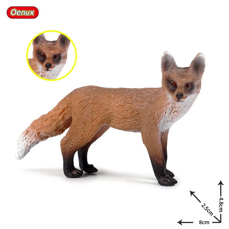 Oenux New Wild Animals Forest Orangutan Pigeon Hedgehog Aardvark Capybara Action Figure Model Figurines PVC Collection Kids Toy