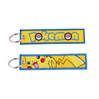 Anime Cute Animal Jet Tag Embroidery Keys Tag Women Keyring Cartoon Car Keys Fashion Jewelry Accessories Kids Gifts 1PCS