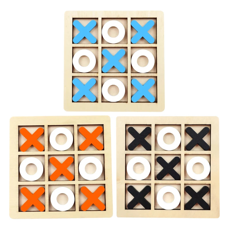 Montessori Wooden Mini Chess Puzzle Game – Brain Training Toy for Kids