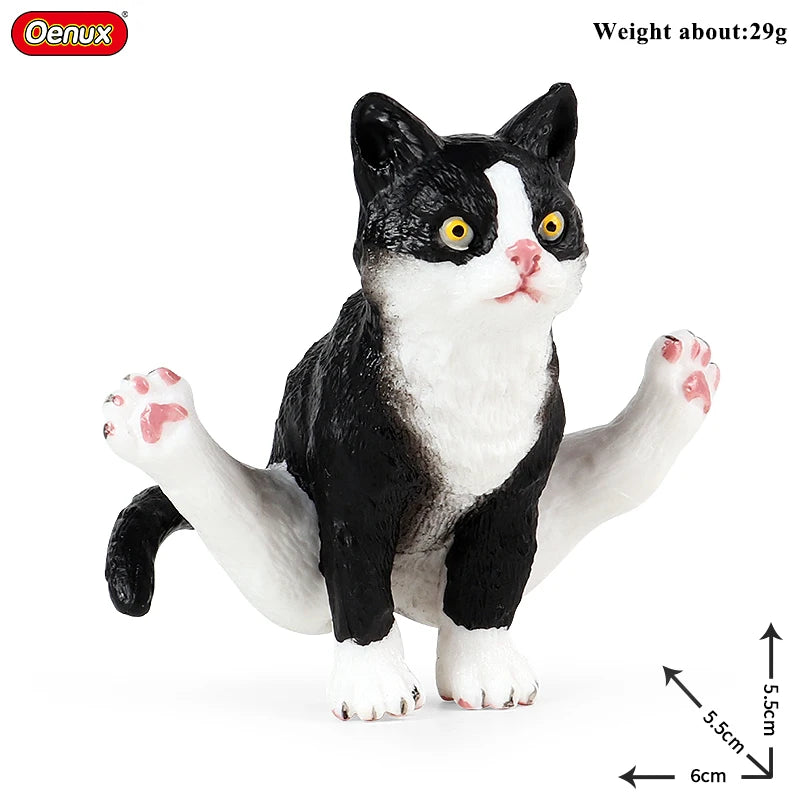 Oenux New Wild Animals Forest Orangutan Pigeon Hedgehog Aardvark Capybara Action Figure Model Figurines PVC Collection Kids Toy