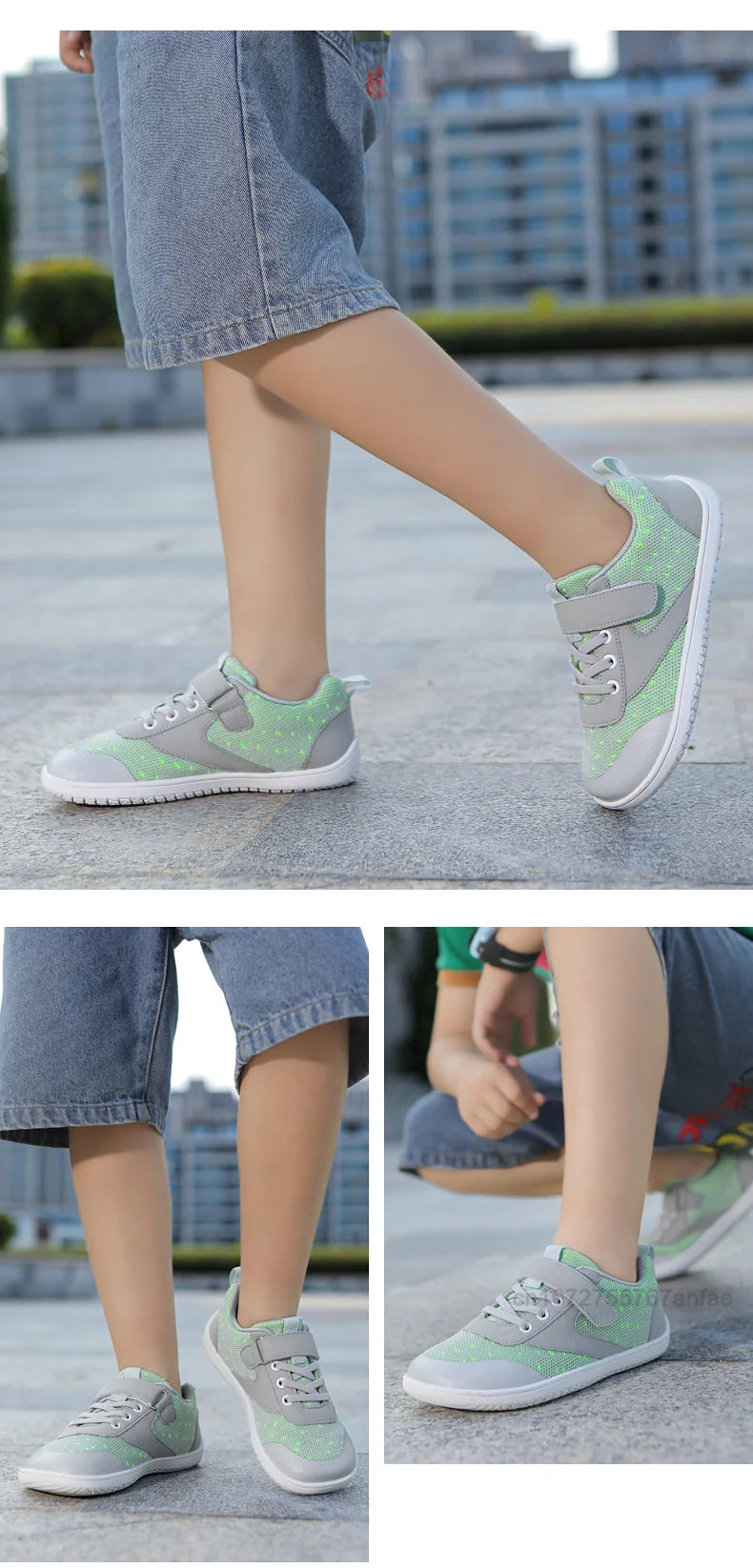 Kids Wide Barefoot Shoes Minimalist Sneakers for Growing Feet