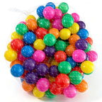 100PCS Colorful Ball Pit Balls Soft Plastic Ocean Balls Indoor Outdoor Play Tent Playhouse Baby Eco-Friendly Stress Air Ball Toy