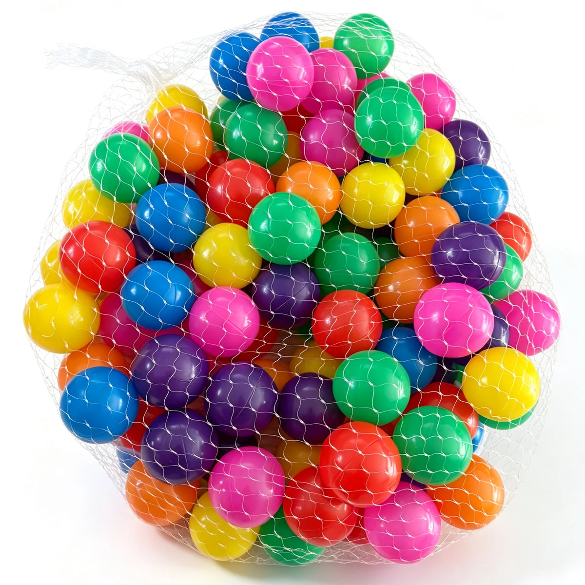 100PCS Colorful Ball Pit Balls Soft Plastic Ocean Balls Indoor Outdoor Play Tent Playhouse Baby Eco-Friendly Stress Air Ball Toy