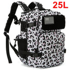 25L Tactical Backpack Outdoor Bag Fitness Backpack MOLLE Backpack Women's/Men's Hiking Survival Backpack Men's Dual Cup Holder