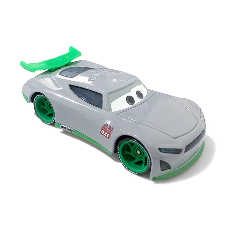 Original Pixar Cars 3 Anime Figure School Bus Cartoon Model Cars 1:55 Metal Die Casting Alloy Cars Child Toys Birthday Gifts