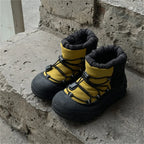 2025 New Winter Children Snow Boots For Boys Waterproof Warm Fur Rubber Sole Non-slip Fashion Girls Boots EU 26-37