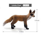 Simulation Fox Rabbit Squirrel Parrot Bird Badger Figurine Animal Model Home Decor Miniature Fairy Garden Decoration Accessories