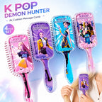 Cute Cartoon Air Cushion Massage Comb Anti Slip Detangling Hair Brush for Women Daily Styling Gift