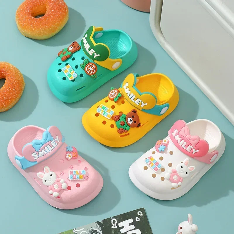 Baby Cartoon Summer Sandals Anti Slip Beach Shoes for Infants