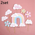 Rainbow Unicorn Cake Decoration Birthday Unicorn Gifts Children Kids Baby Shower Birthday Party Girl 16th 18th Cake Decorating