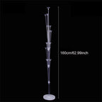 Runtowo 1set Birthday Balloon Stand Kit, Balloon Stand With Base And Pole For Wedding Birthday Party Decoration
