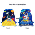 1pc Non Woven Drawstring Bag Birthday Party Gift Bag for Boys Girls Shoulder Storage Bag Multiple Themed Parties to Choose from