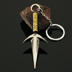 Naruto Weapon Namikaze Minato Ninja Kunai Anime Peripheral 9cm Metal Katana Samurai Sword Model Accessories Keychains Toys Gifts