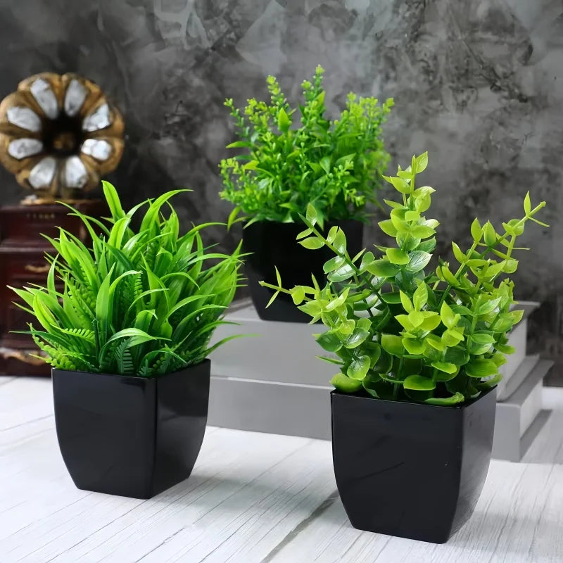 1pc Artificial Green Plants, Home Greening, Outdoor Gardens, Office Decoration, Birthday, Wedding and Party Scene Decorations