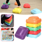6 Color Multi Color Balance Stone For Kid Promoting Stability Stepping Sensory Toy Stepping Stones Parent-Child Interactive Toys