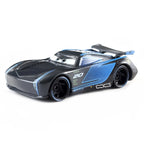 Cartoon Pixar Cars Lightning McQueen 1/55 Metal Die Casting Anime Figure Storm Jackson Racing Toys Collectibles Children's Gifts