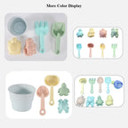 1/11 PCS Beach Toys for Kids Sand Toys Set for Toddlers Sandbox Toys with Bucket Shovel Rake Set Summer Outdoor Children Gift